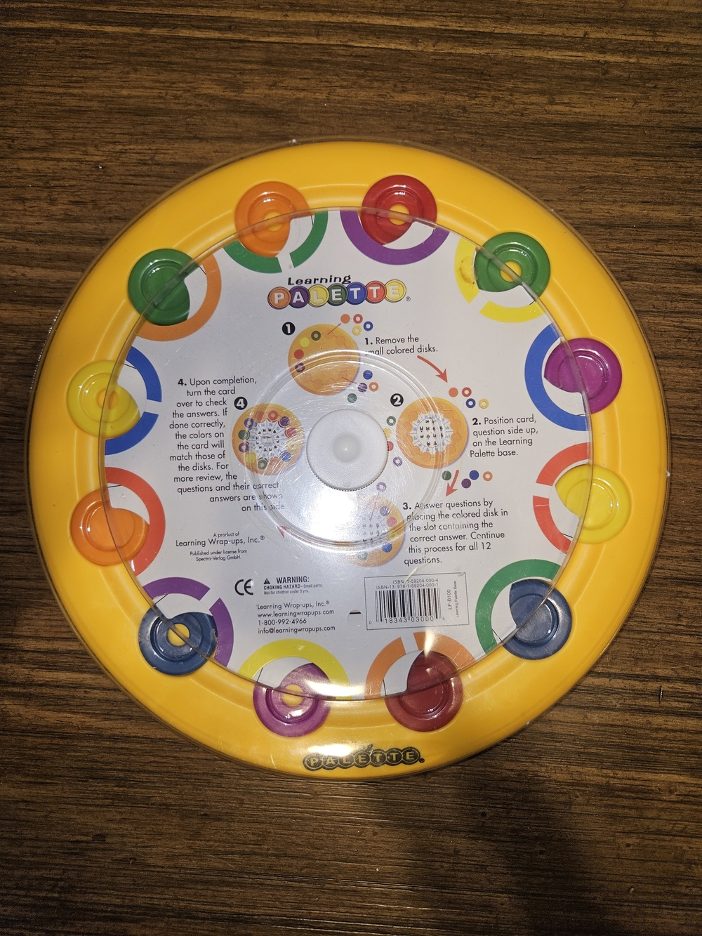 Learning Palette Color Sorting Toy - Yellow